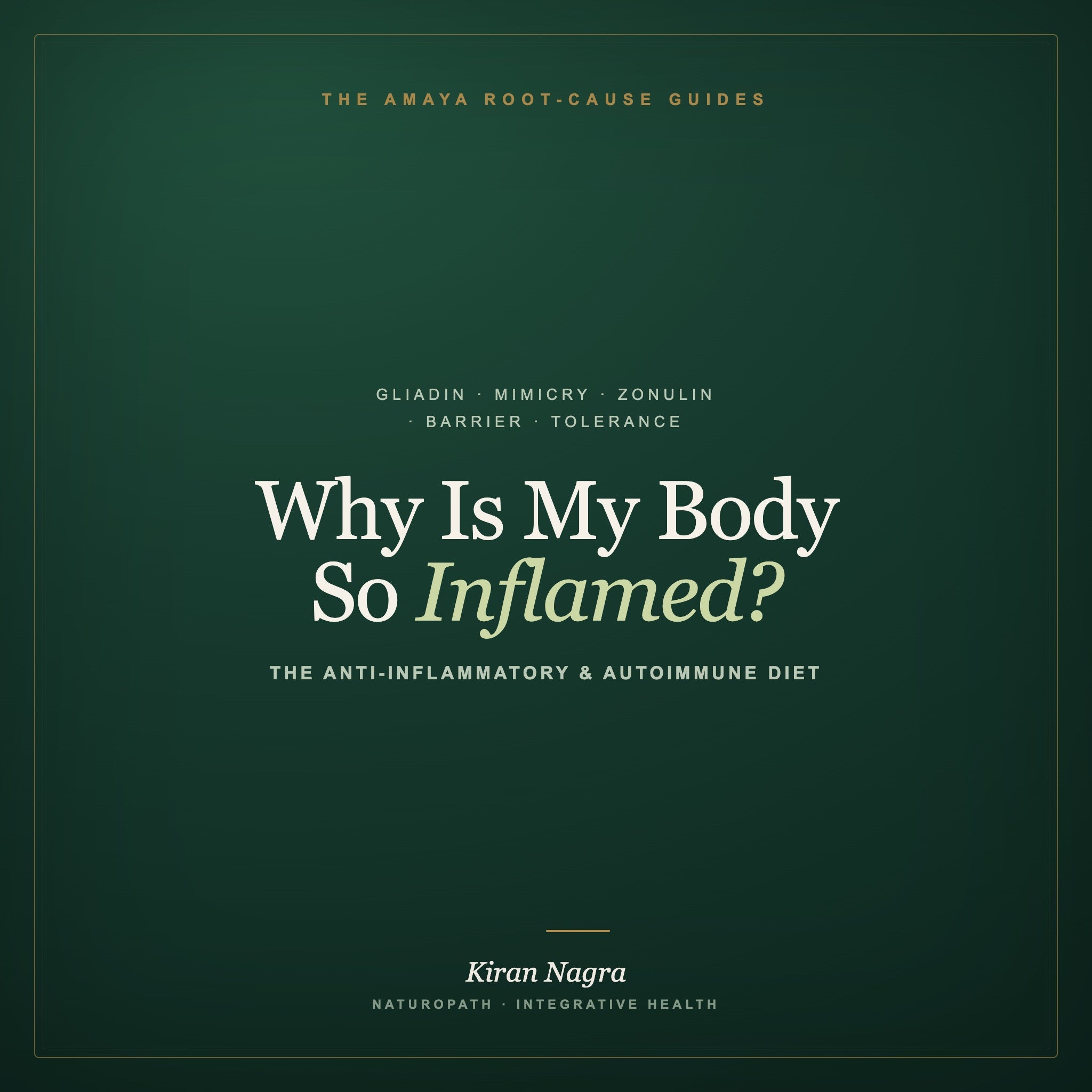 The Naturopathic Guide to the AntiInflammatory & Autoimmune Diet — Root Causes, Testing & Protocol