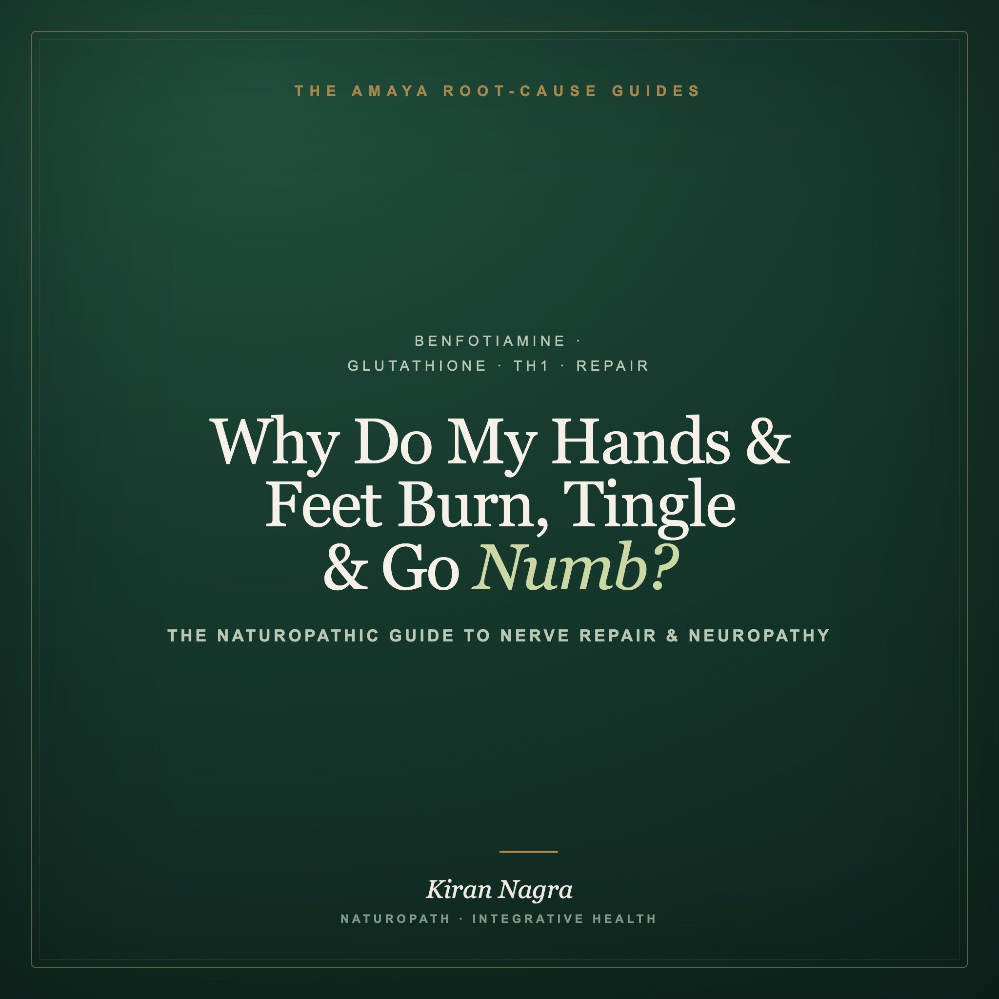 The Naturopathic Guide to Nerve Repair & Neuropathy — Why Hands & Feet Burn, Tingle & Go Numb, and How to Repair