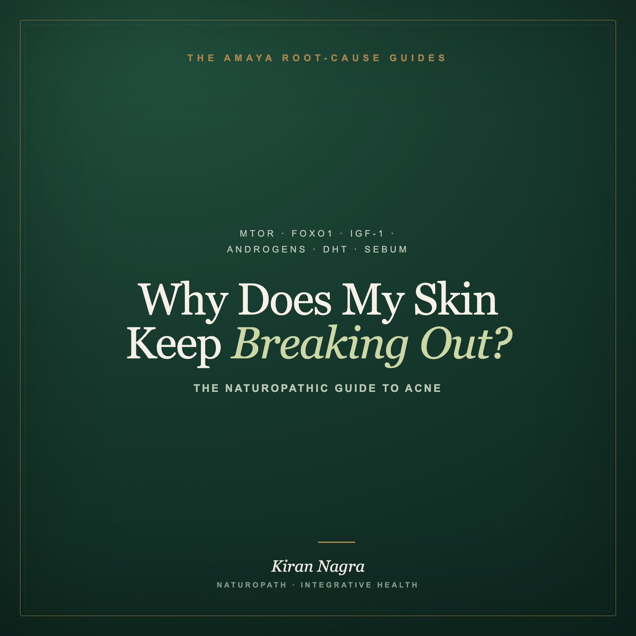 The Naturopathic Guide to Acne — Adult & Hormonal Acne, Root Causes, Testing & ClearSkin Protocol