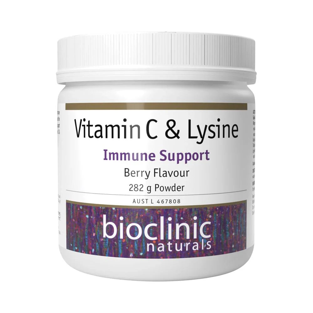 Bioclinic Naturals Vitamin C Lysine Berry 282g