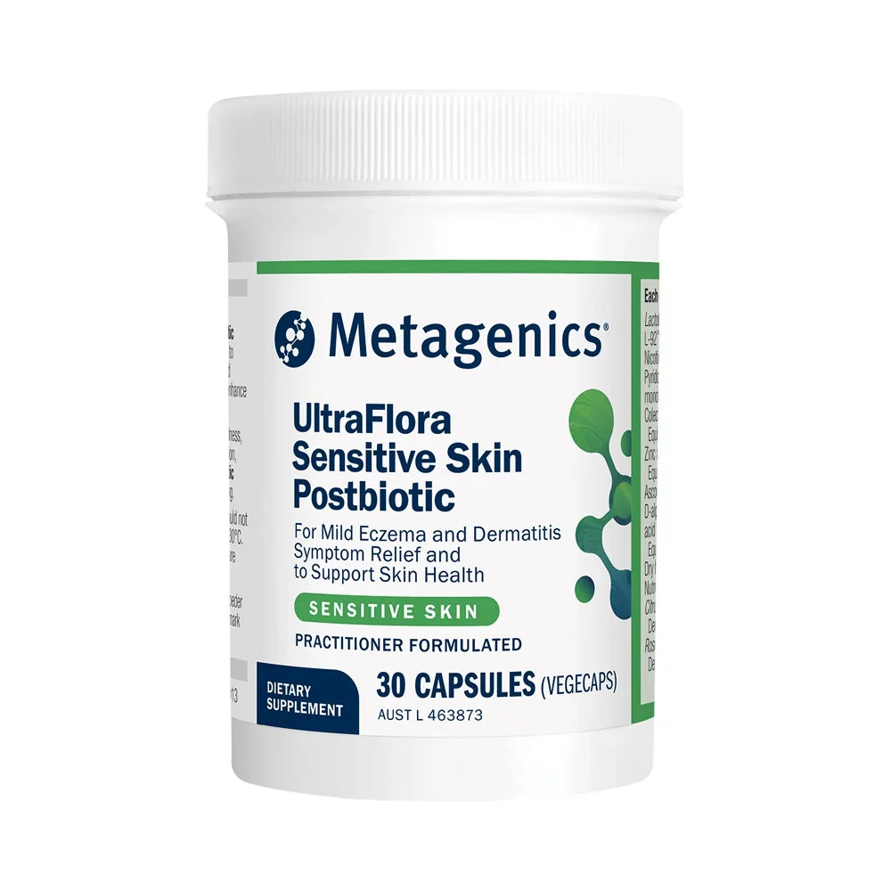 Metagenics Ultraflora Sensitive Skin Postbiotic 30vc