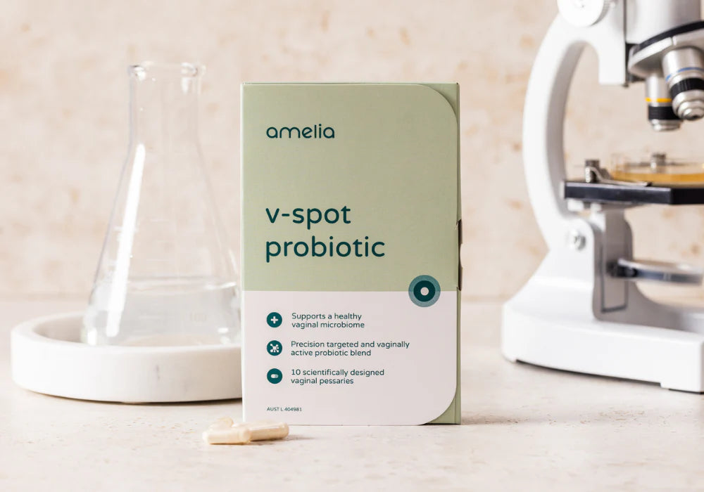 Amelia V Spot Probiotic Vaginal Pessaries X 10 Pack