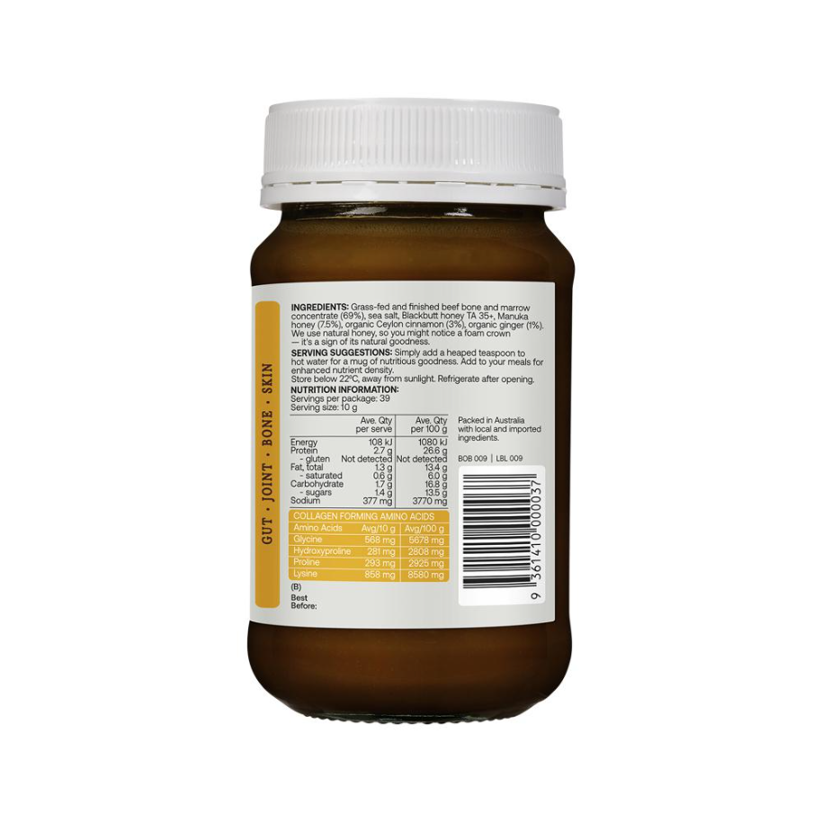 Best Bone Bone Broth Beef Conc Organic Miso 390g