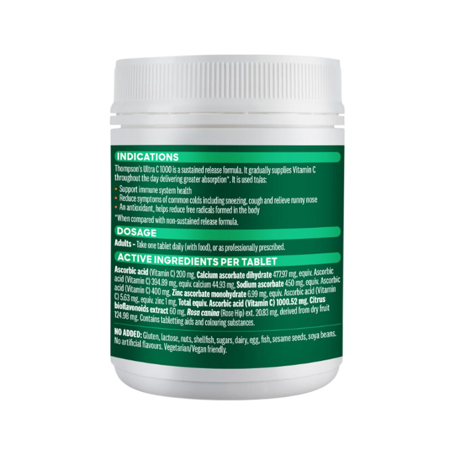 Thompsons Ultra C 1000 Sustained Release 180t