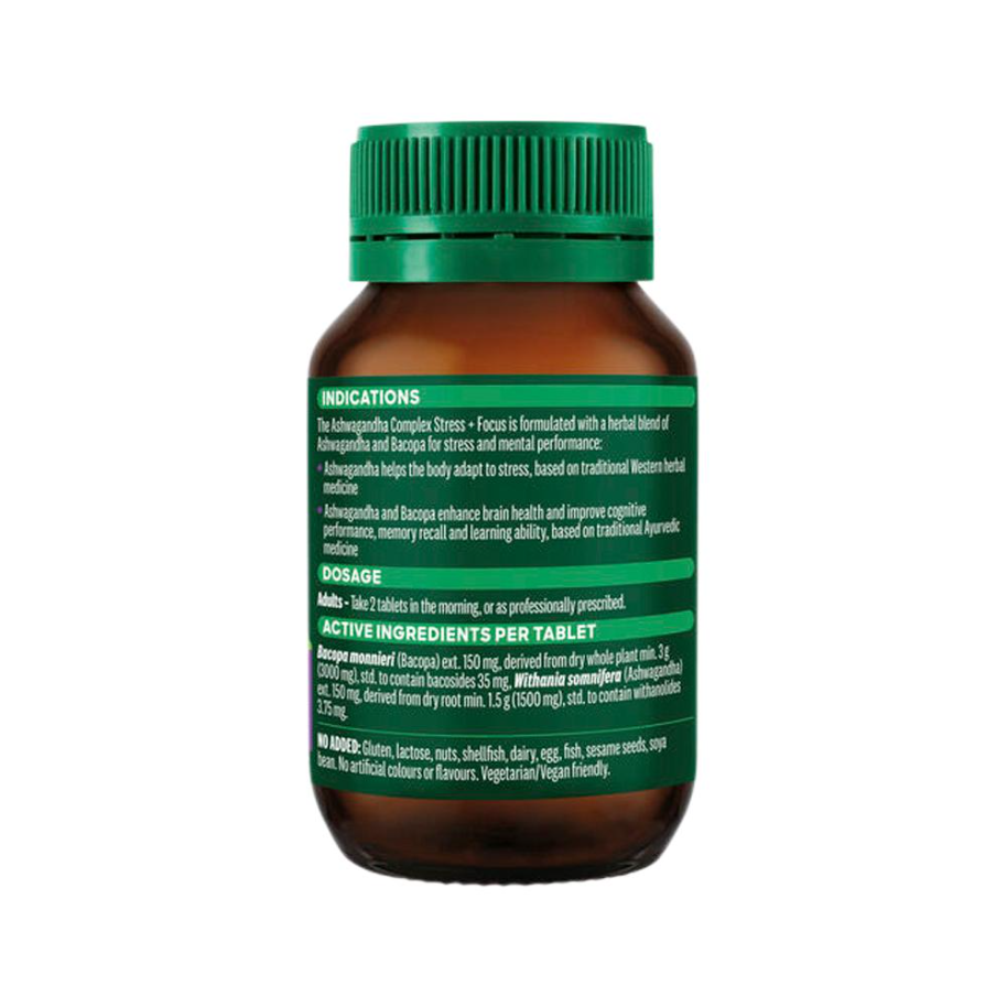 Thompsons Ashwagandha Complex Stress And Focus 60t