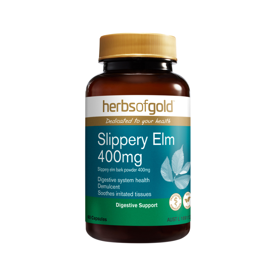 Herbs Of Gold Slippery Elm 400mg 60c