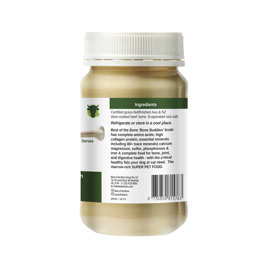 Best Bone Pet Bone Broth Beef Conc 375g