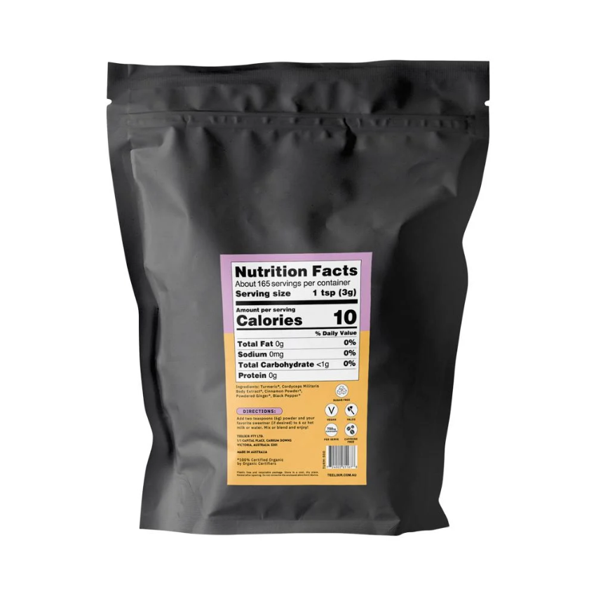 Teelixir Organic Mushroom Latte Turmeric 1000g