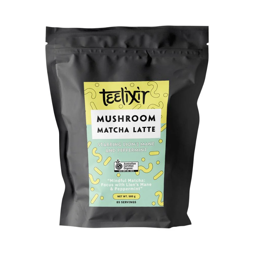 Teelixir Organic Mushroom Latte Matcha 500g