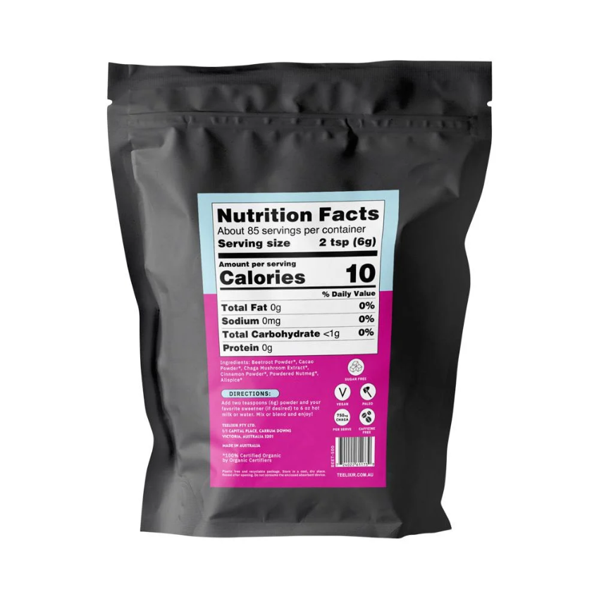 Teelixir Organic Mushroom Latte Beet 500g