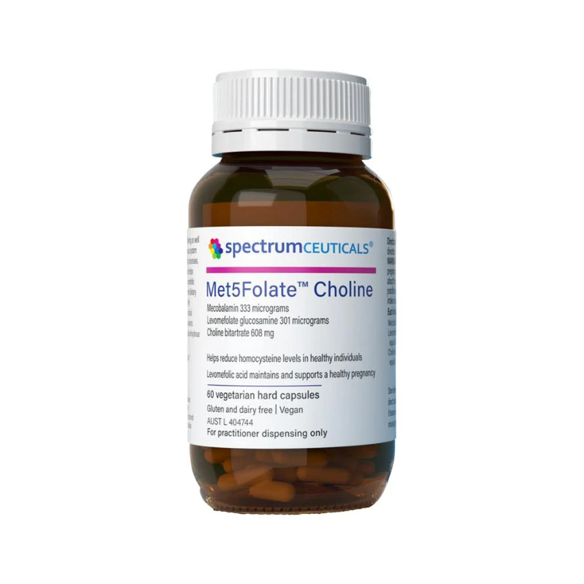 Spectrumceuticals Met5folate Choline 60vc