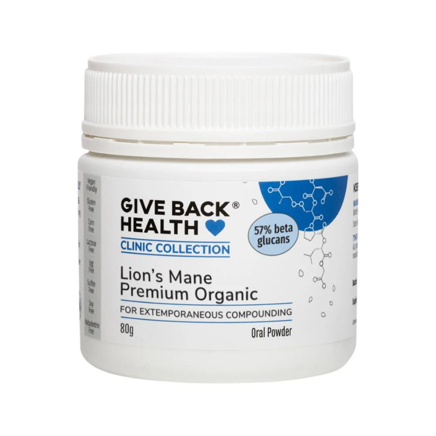Give Back Health Clinic Coll Org Lion's Mane Premium 80g