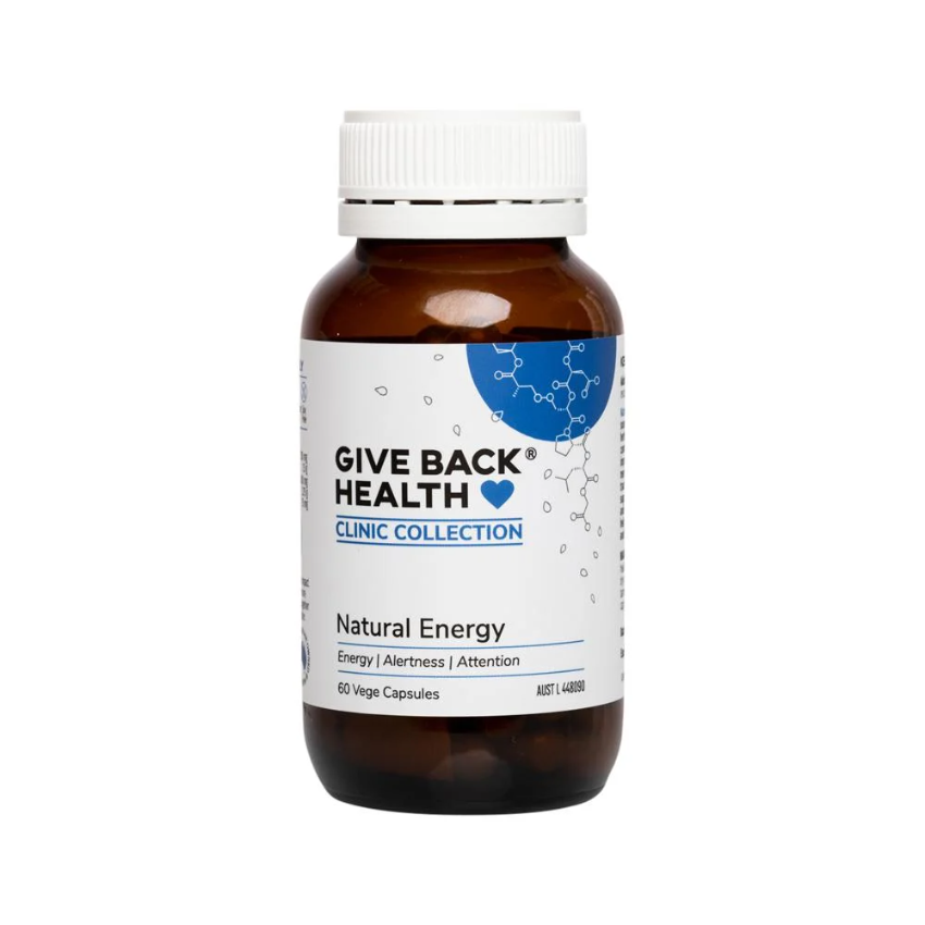 Give Back Health Clinic Coll Natural Energy 60vc