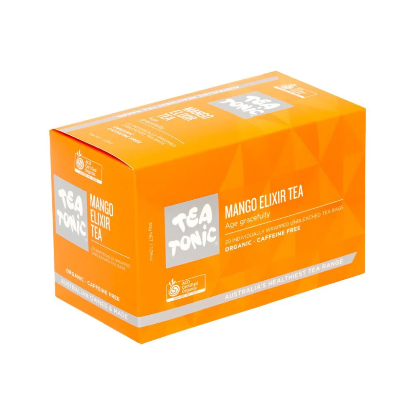 Tea Tonic Mango Elixir Tea X 20 Tea Bags
