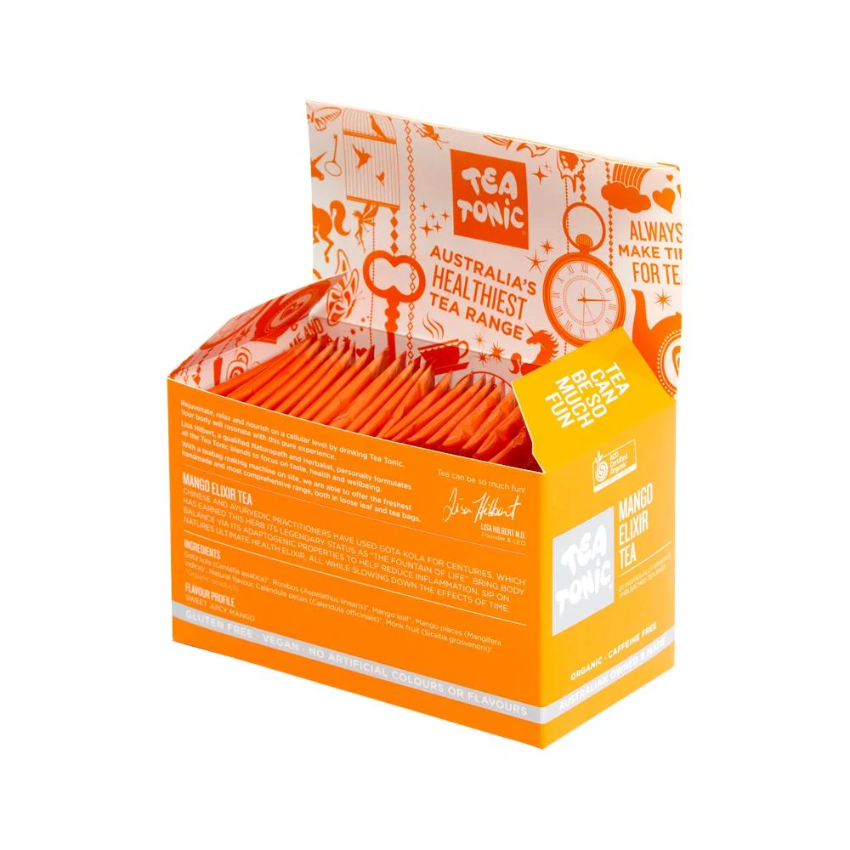 Tea Tonic Mango Elixir Tea X 20 Tea Bags