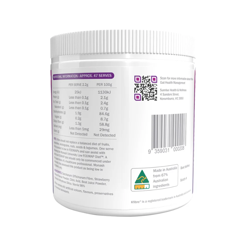 Kfibre Essential Gut Health Fibre Berry Tub 103.4g