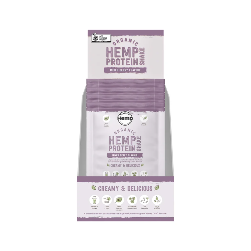 Hemp Foods Aust Org Hemp Protein Shake Berry 35g X 7