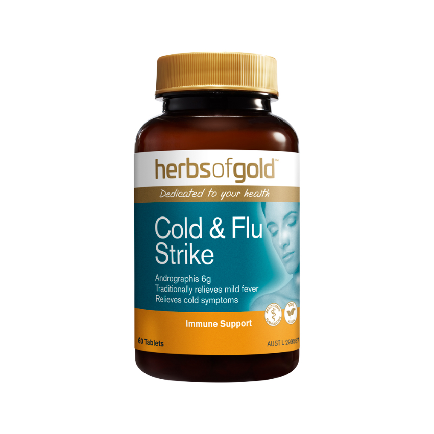 Herbs Of Gold Cold And Flu Strike 60t