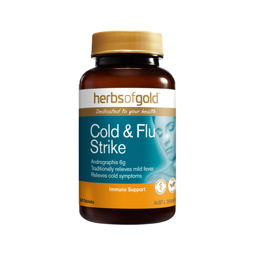 Herbs Of Gold Cold And Flu Strike 30t