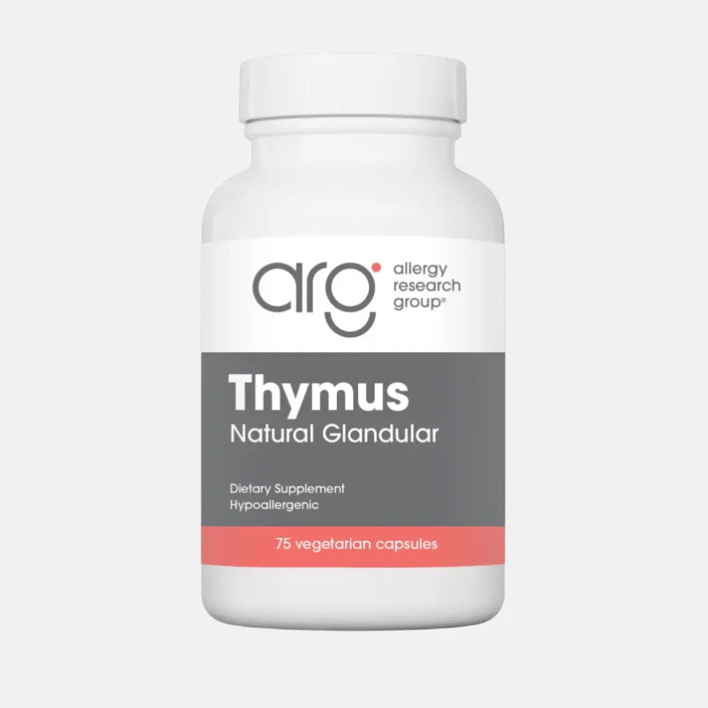 Thymus Natural Glandular Allergy Research Group 75 capsules