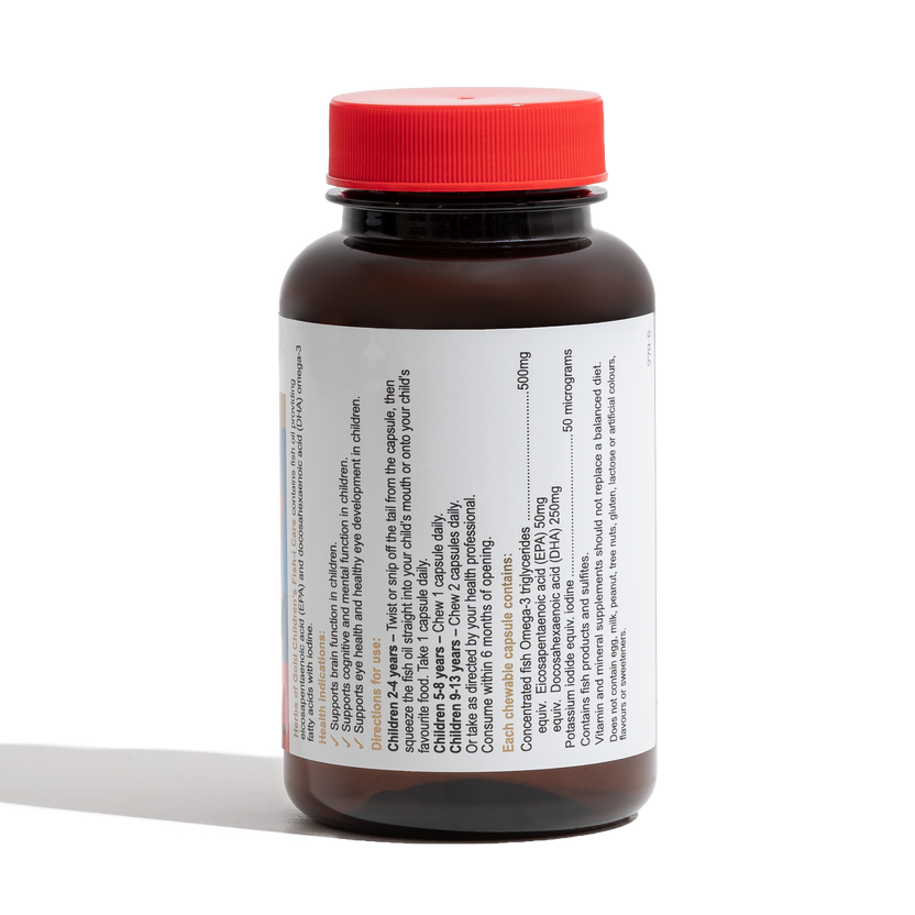 Herbs Of Gold Childrens Fish I Care Chewable 60c