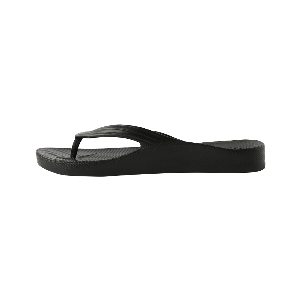 Cheeki Thongs Arch Support Black Womens Size Us6