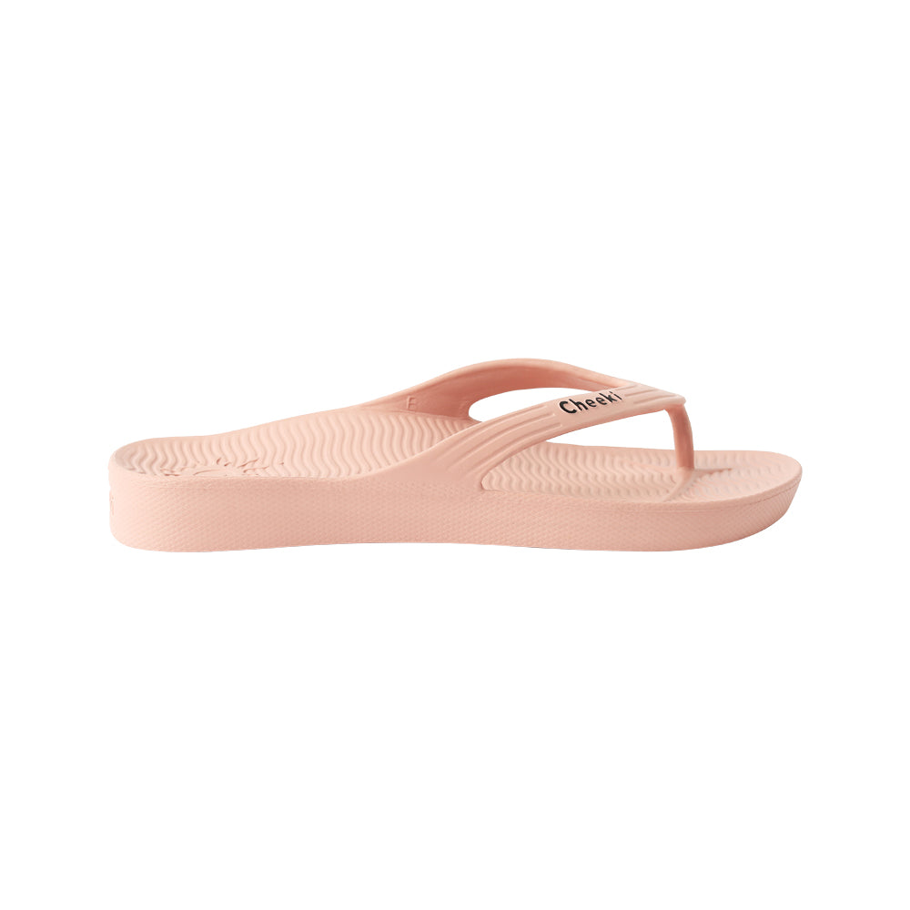 Cheeki Thongs Arch Support Pink Womens Size Us9