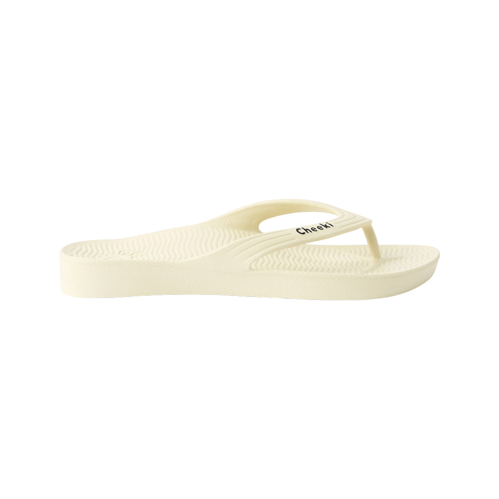 Cheeki Thongs Arch Support Sandstone Womens Size Us8