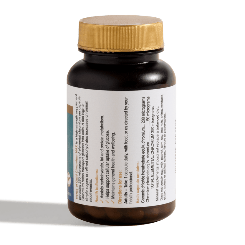 Herbs Of Gold Chromium Max 60vc