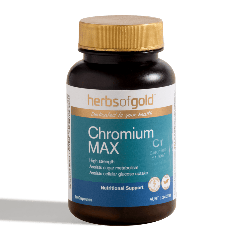 Herbs Of Gold Chromium Max 60vc