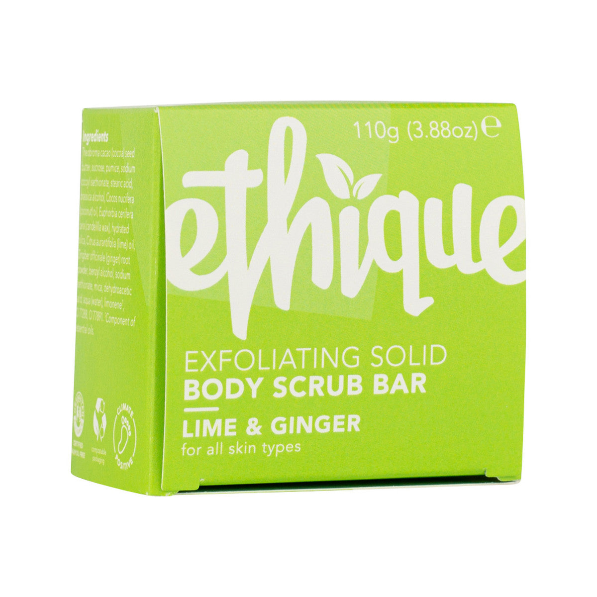 Ethique Body Scrub Bar Lime And Ginger 110g