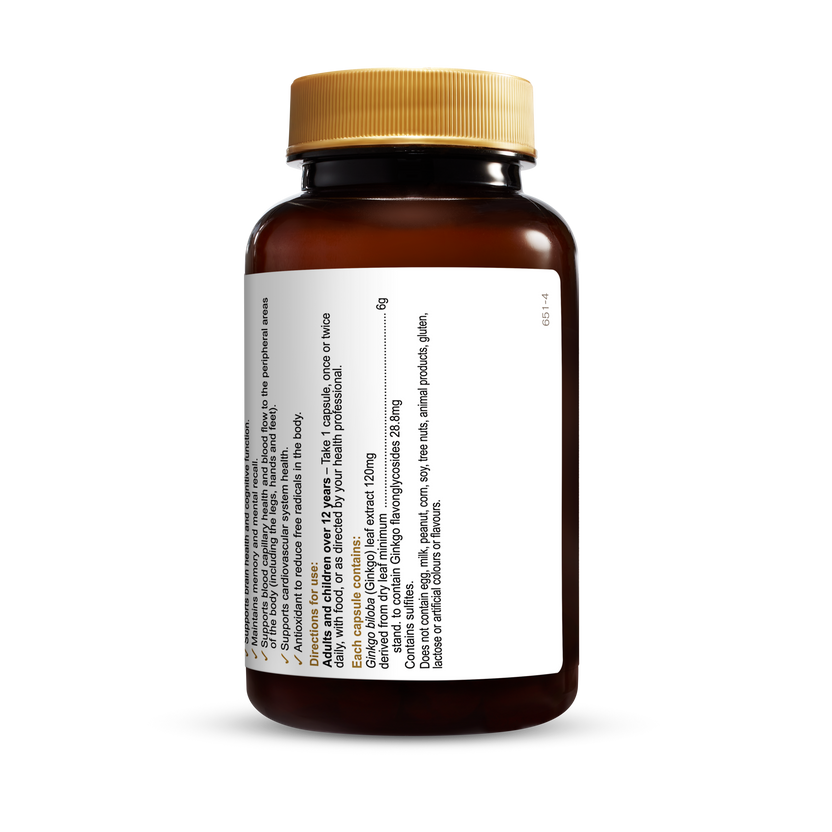 Herbs Of Gold Ginkgo Biloba 6000 120vc