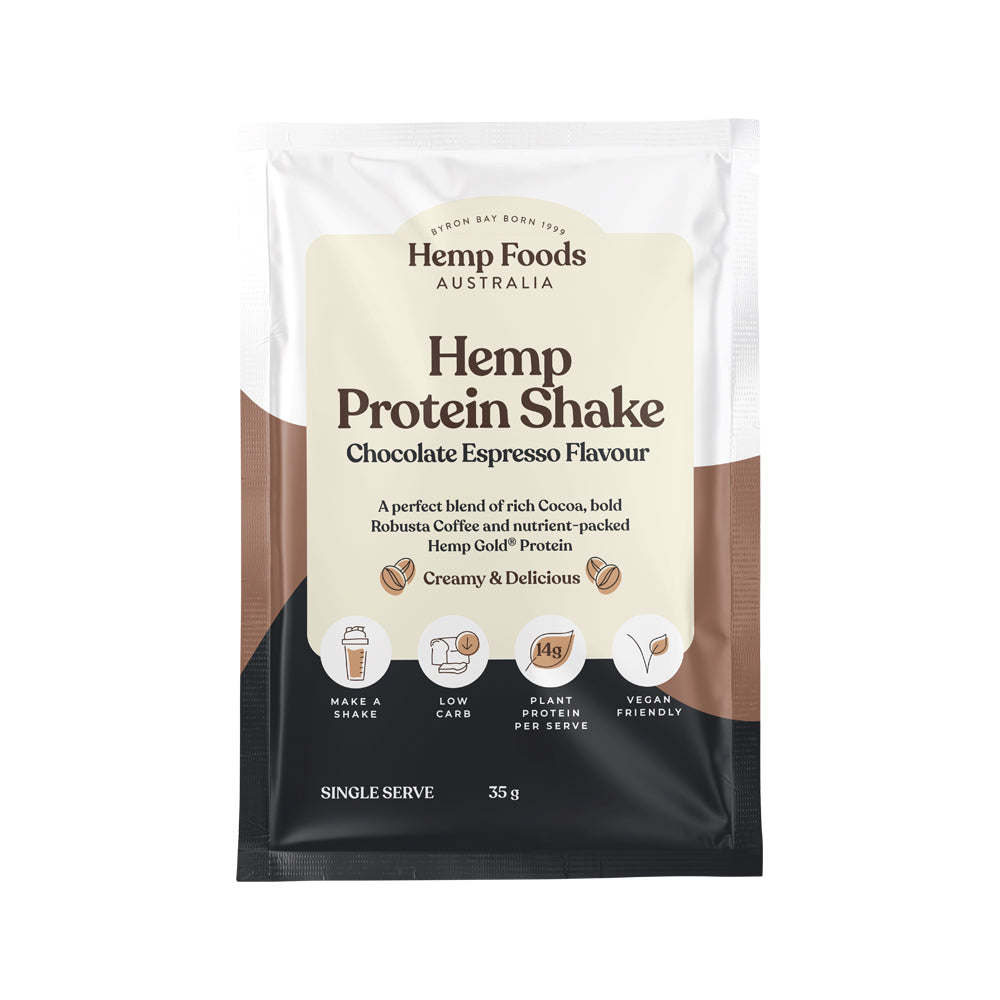 Hemp Foods Aust Hemp Protein Shake Choc Espresso 35g X7disp