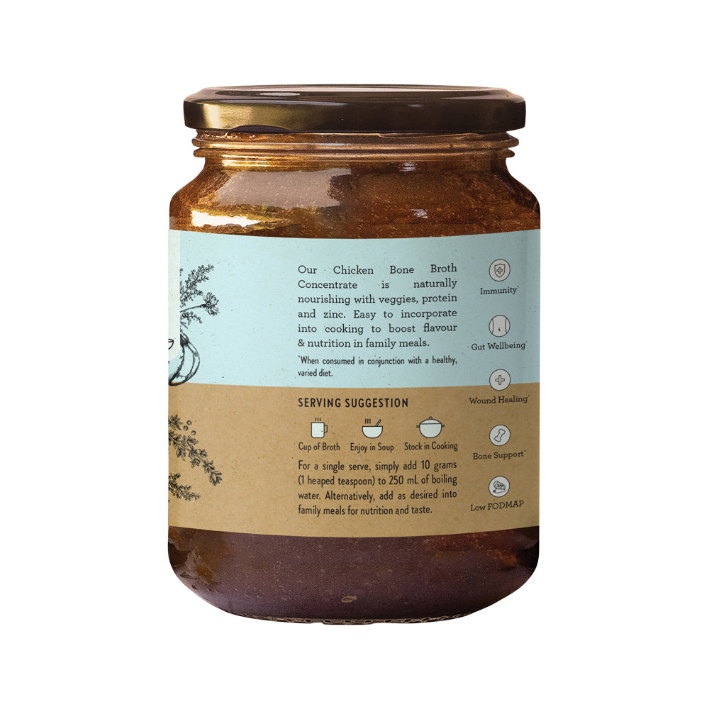 Nutra Org Bone Broth Chicken Concentrate Natural 250g