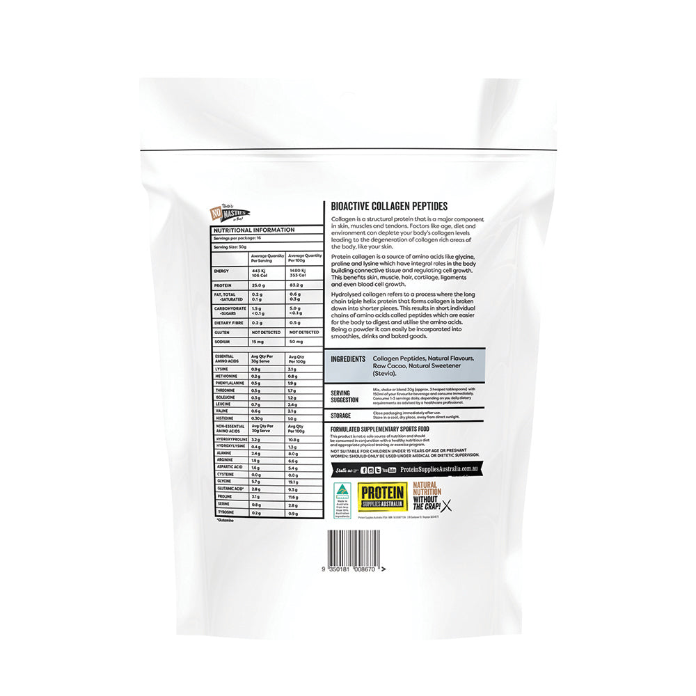 Protein Supplies Collagen Peptides Chocolate 500g