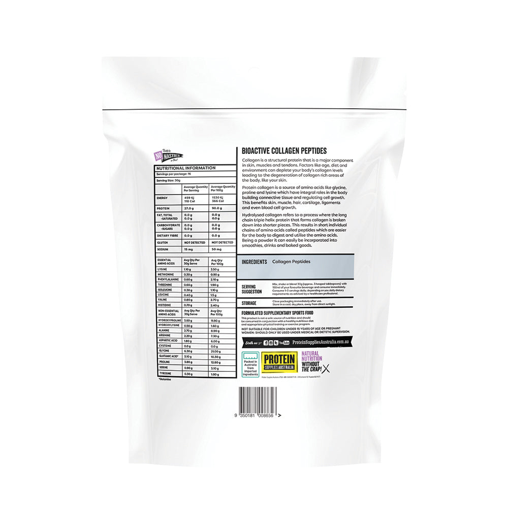 Protein Supplies Collagen Peptides Pure 500g