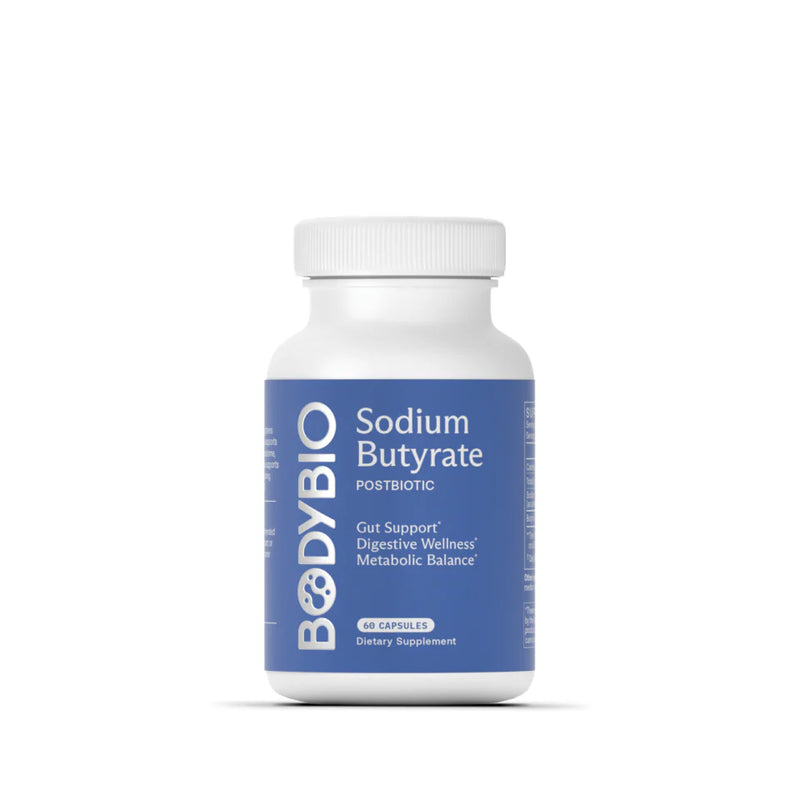 BodyBio Sodium Butyrate 100 capsules