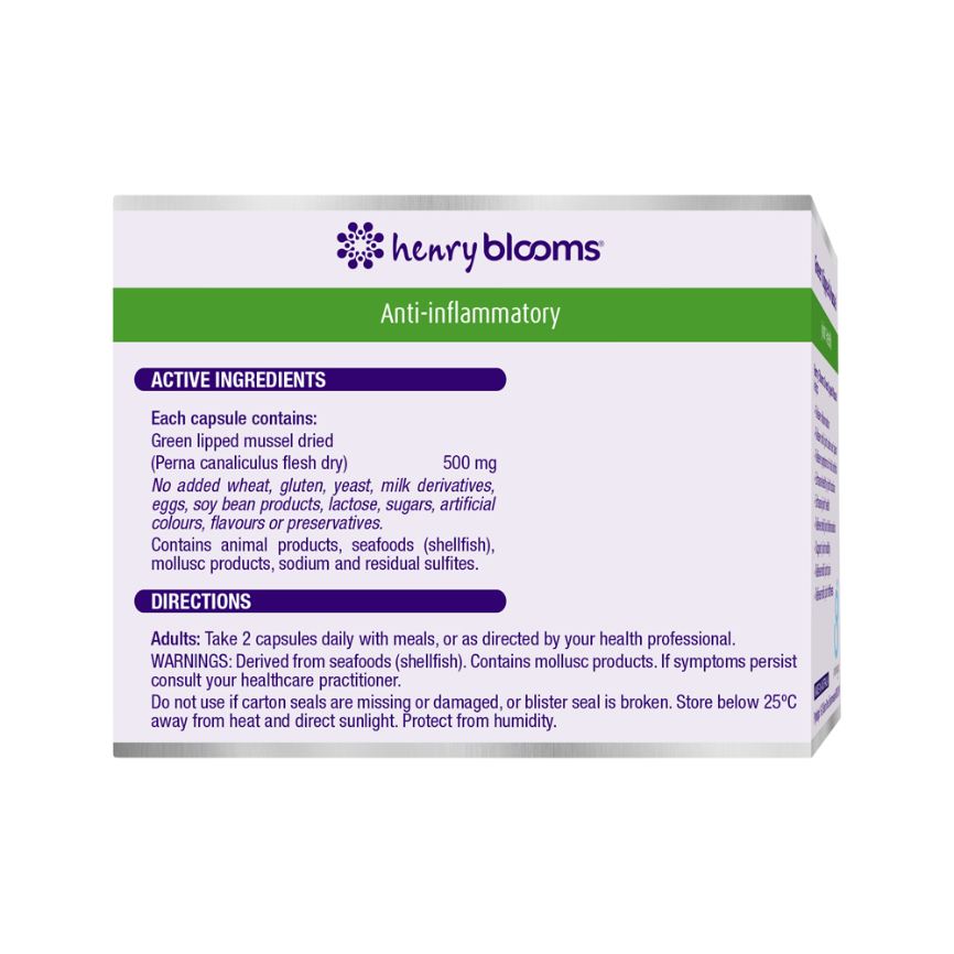 H.blooms Green Lipped Mussel 120c