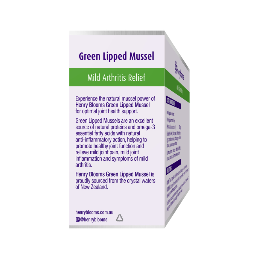 H.blooms Green Lipped Mussel 120c