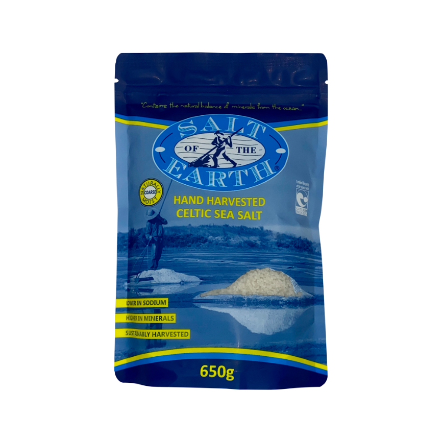 Salt Of The Earth Celtic Sea Salt Coarse 650g
