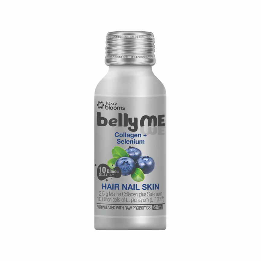 H.blooms Bellyme Hair Nail Skin Shots Berry 60ml X 7 Pack
