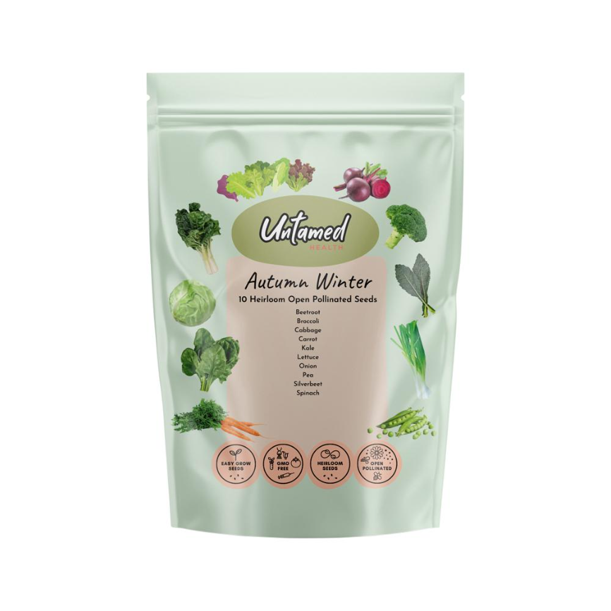 Untamed Health Seeds Autumn Winter X 10 Seed Varieties