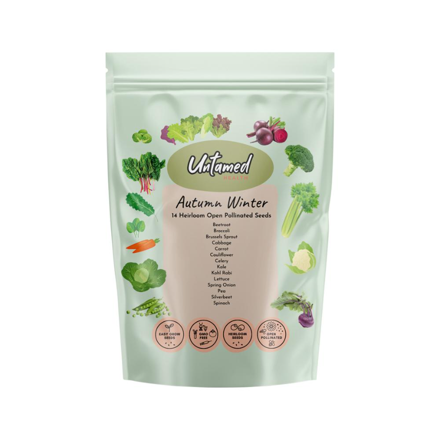 Untamed Health Seeds Autumn Winter X 14 Seed Varieties