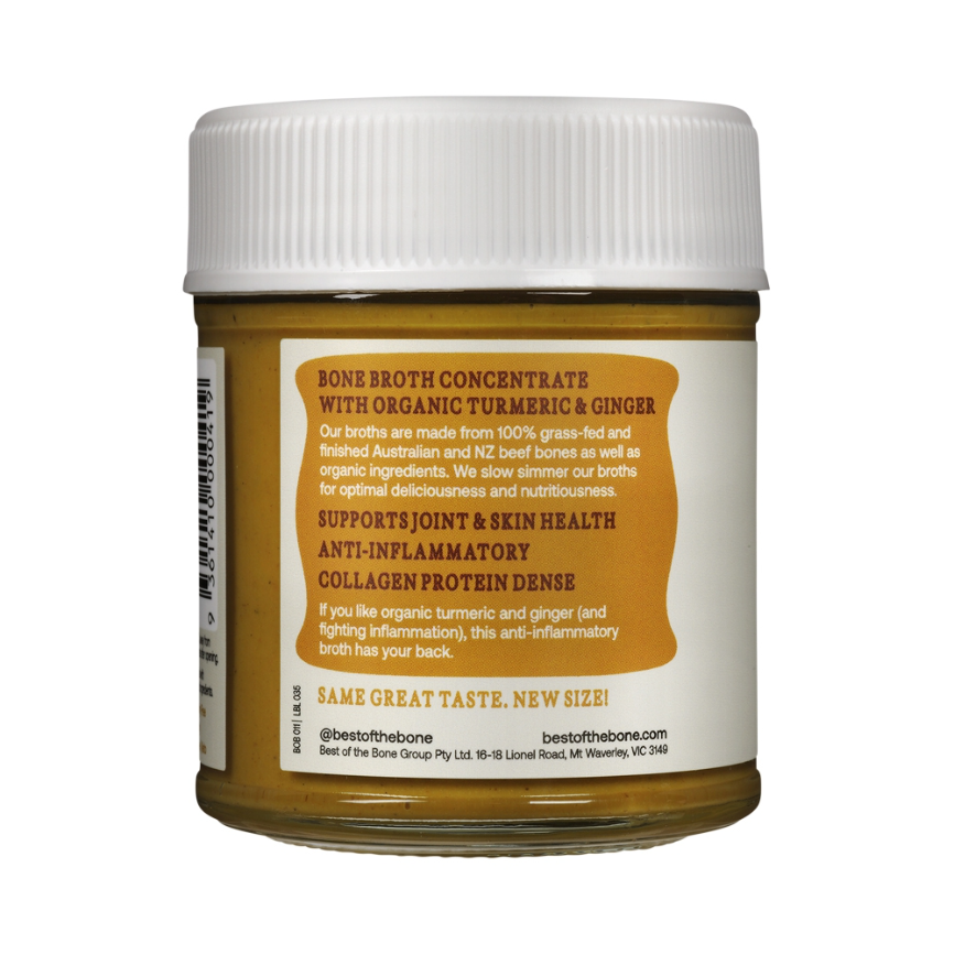 Best Bone Bone Broth Beef Conc Org Turmeric 180g