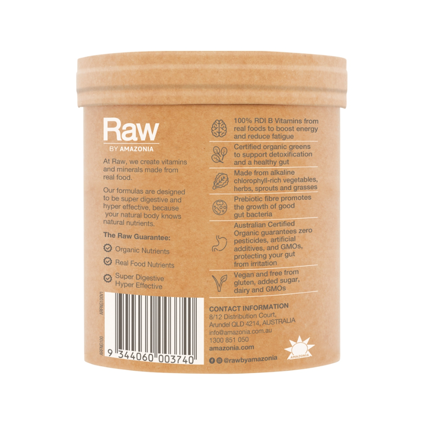 Raw Organic Greens Vanilla Mint 100g