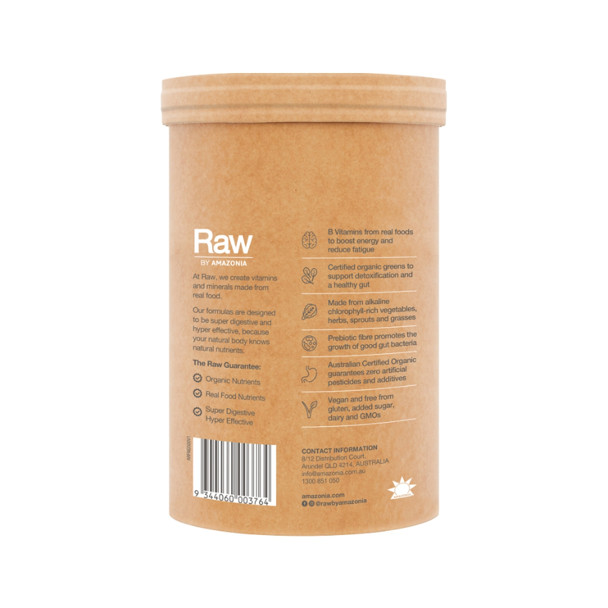 Raw Organic Greens Vanilla Mint 500g