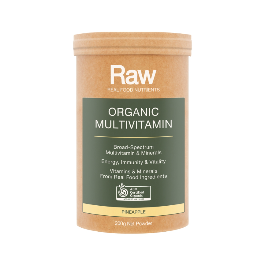 Raw Organic Multivitamin Pineapple 200g