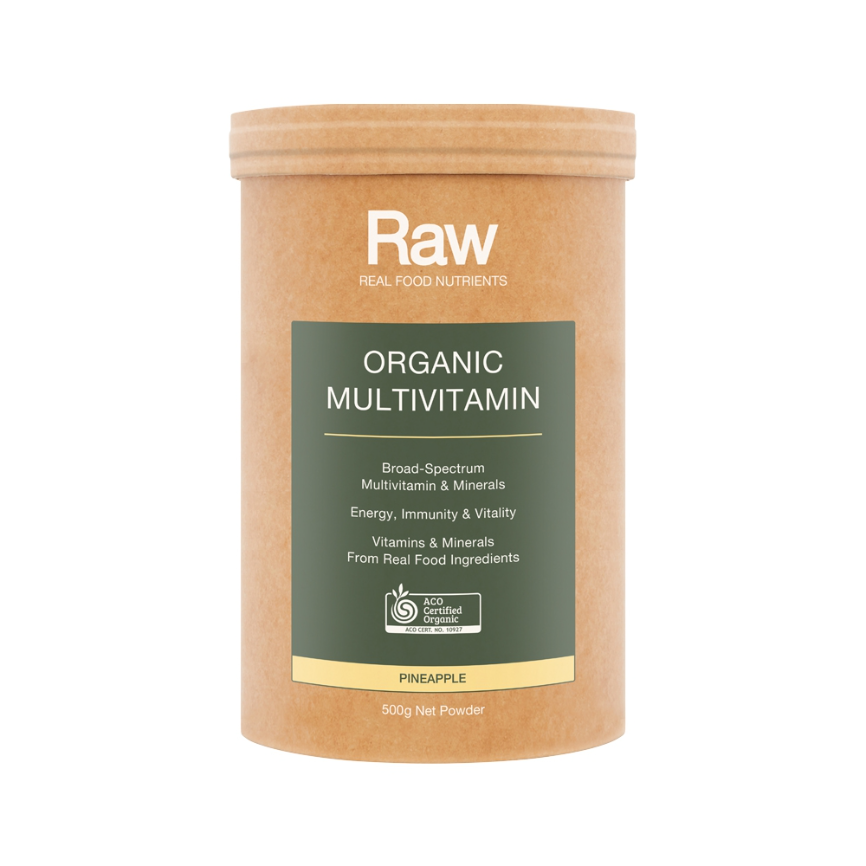 Raw Organic Multivitamin Pineapple 500g