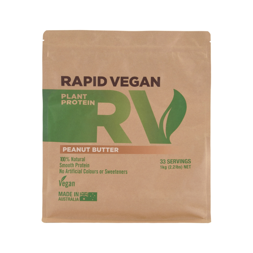 Rapid Vegan Plant Protein Peanut Butter 1kg