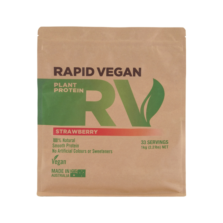Rapid Vegan Plant Protein Strawberry 1kg